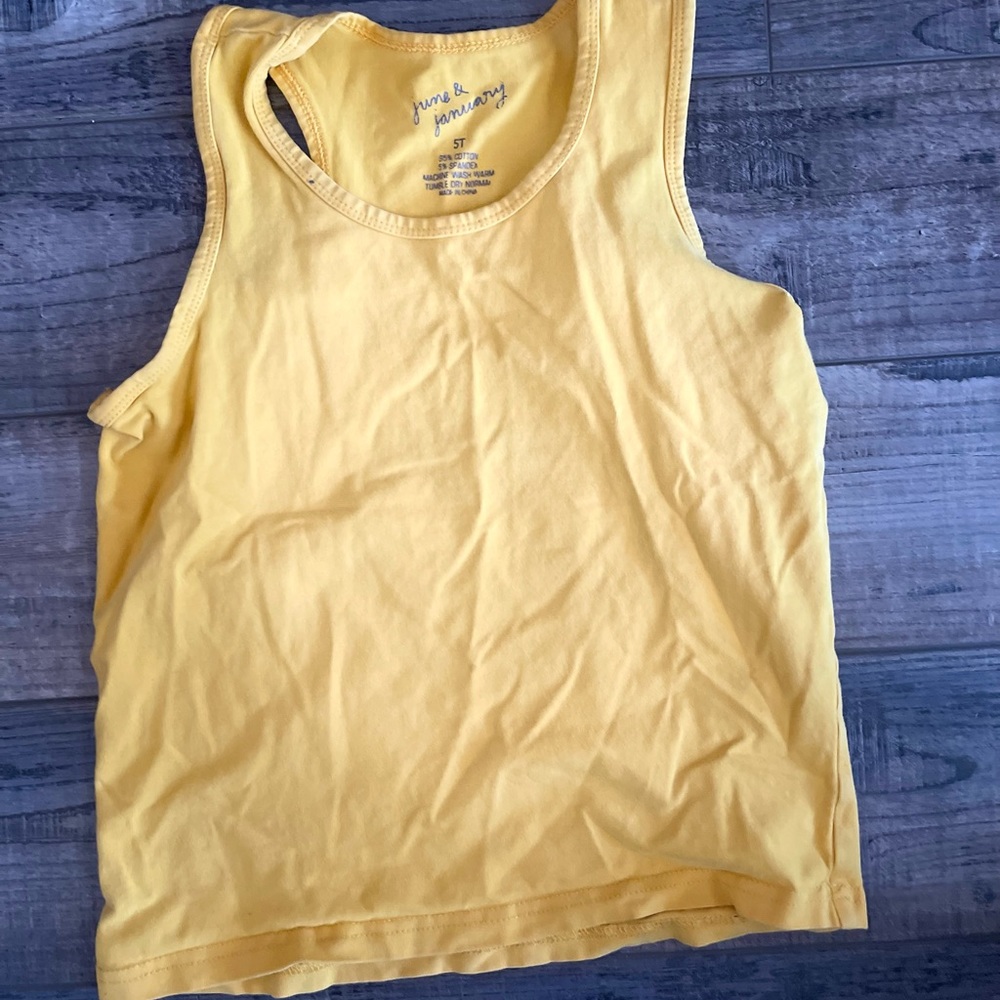 June & January 5T yellow tank ⭐️